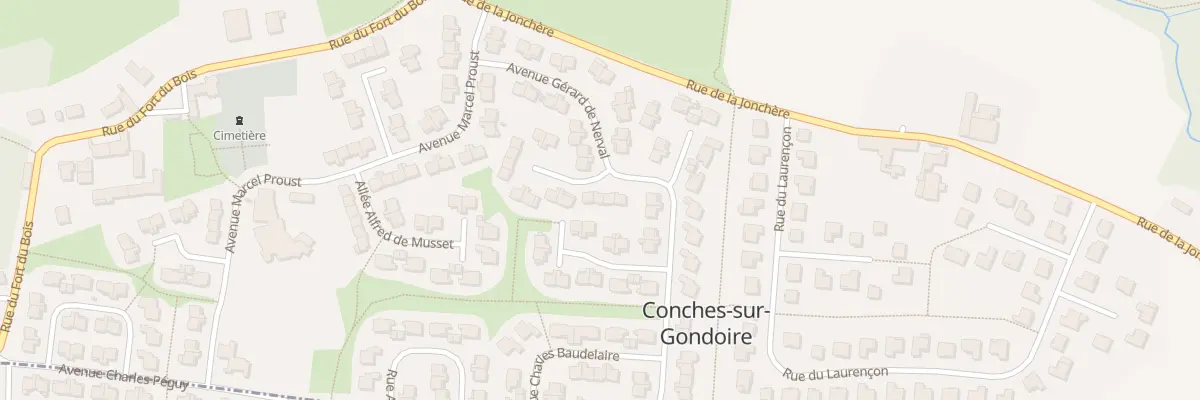 Plan du 1 All Georges Sand à Conches-sur-Gondoire