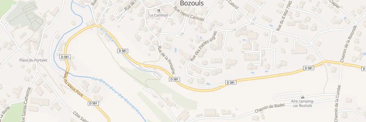 Plan du 14 Rue des Petites Vignes à Bozouls
