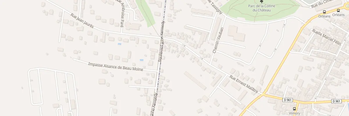 Plan du 23 Rue Ernest Malâtre à Montargis