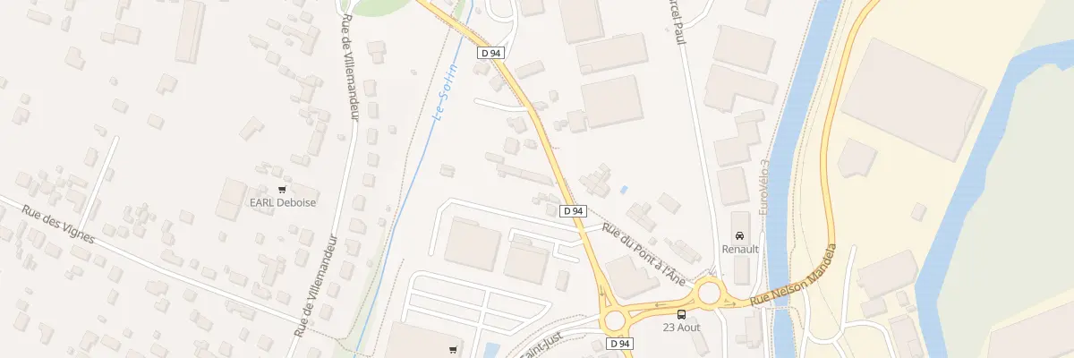 Plan du 16 Rue du 23 Août 1944 à Châlette-sur-Loing