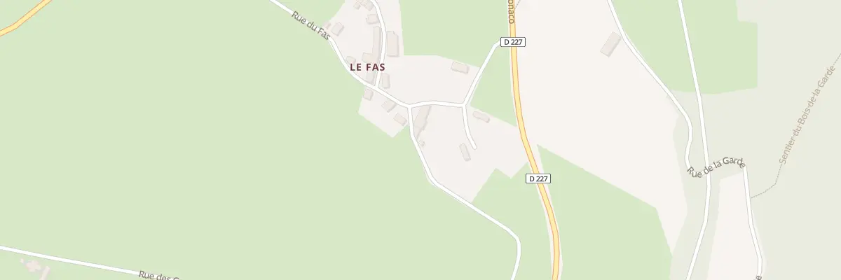Plan du 5041 Le Fas à La Cellette