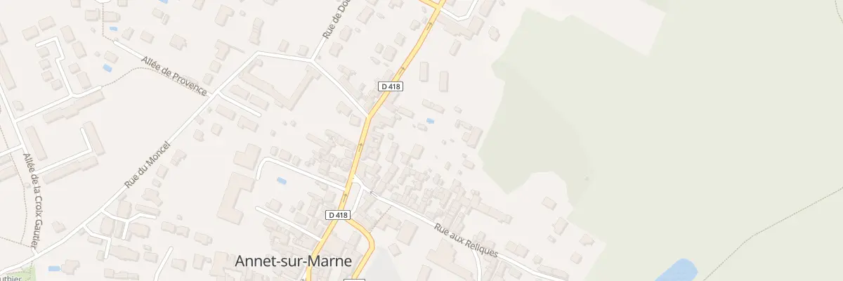 Plan du 11 Rue du Général de Gaulle à Annet-sur-Marne