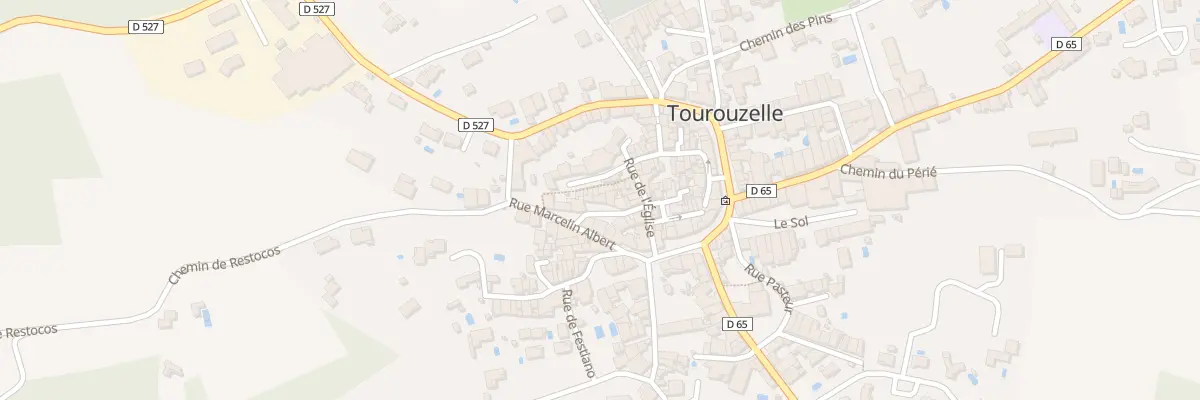 Plan du 3 Rue Emile Zola à Tourouzelle