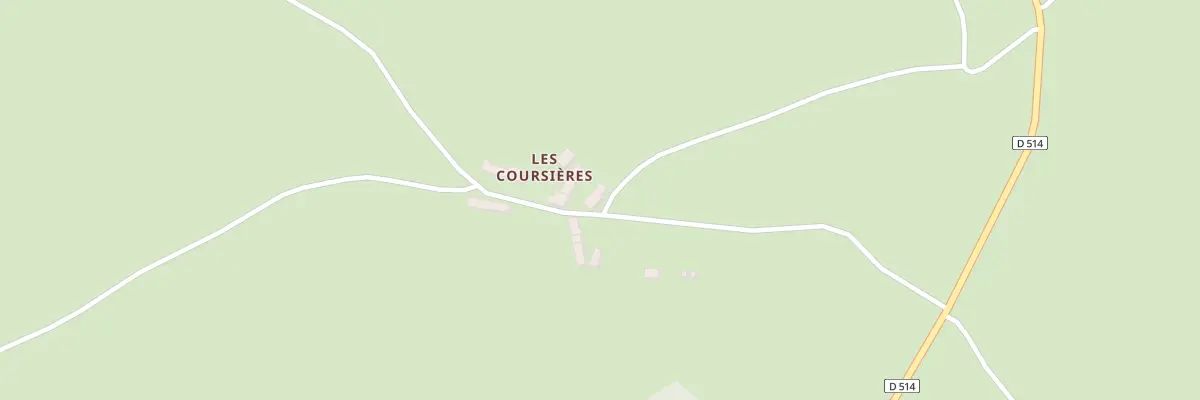 Plan du 5170 Les Coursieres à Virlet