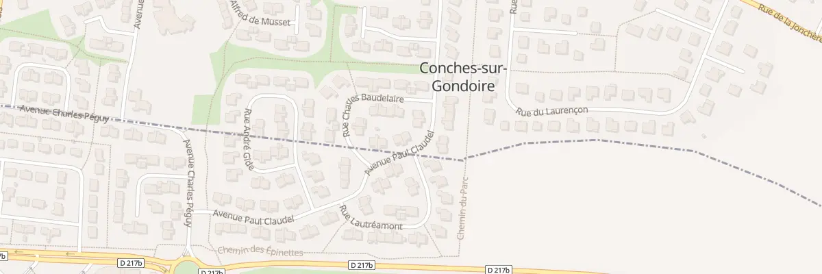 Plan du 27 Av Paul Claudel à Conches-sur-Gondoire