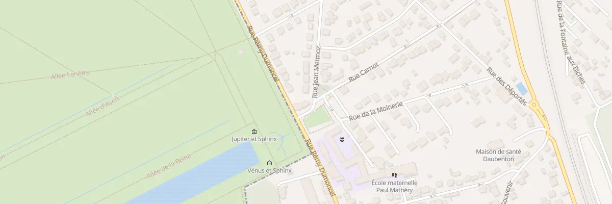 Plan du 1 Rue Jean Mermoz à Avon