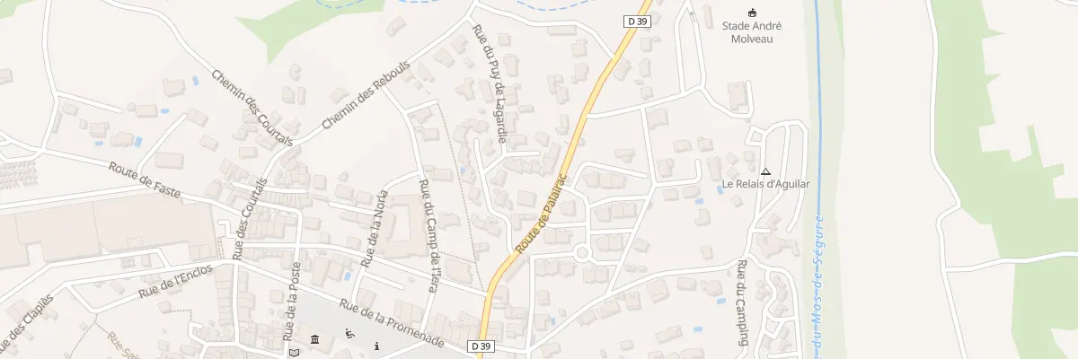 Plan du 12 Rue du Lotissement Le Colombie à Tuchan