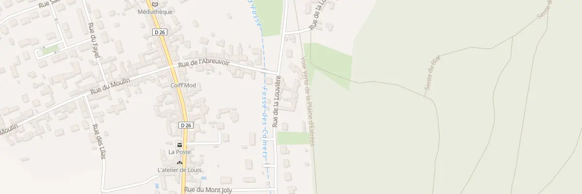 Plan du 606 Rue de la Louvière à Longueil-Sainte-Marie