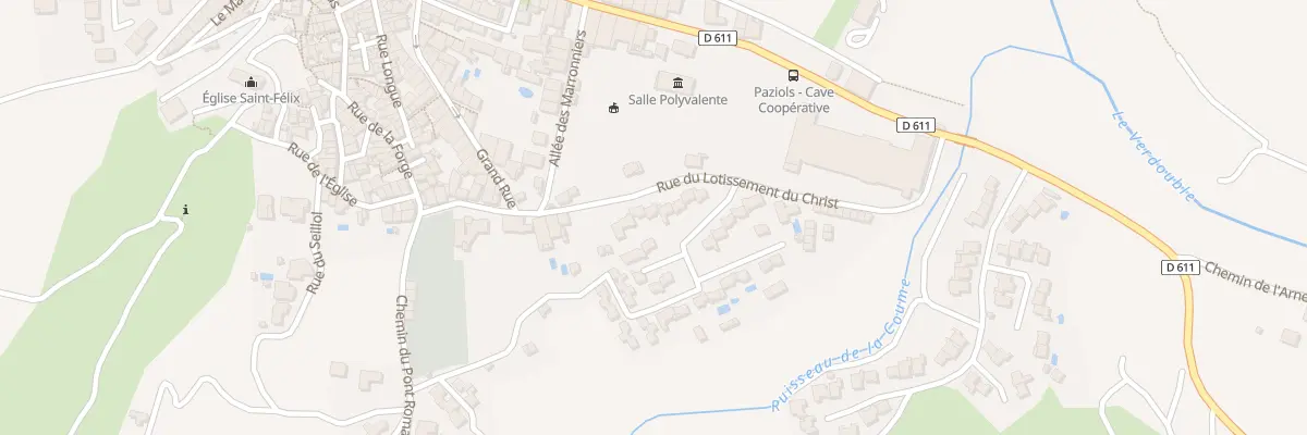 Plan du 5 Lot du Christ à Paziols