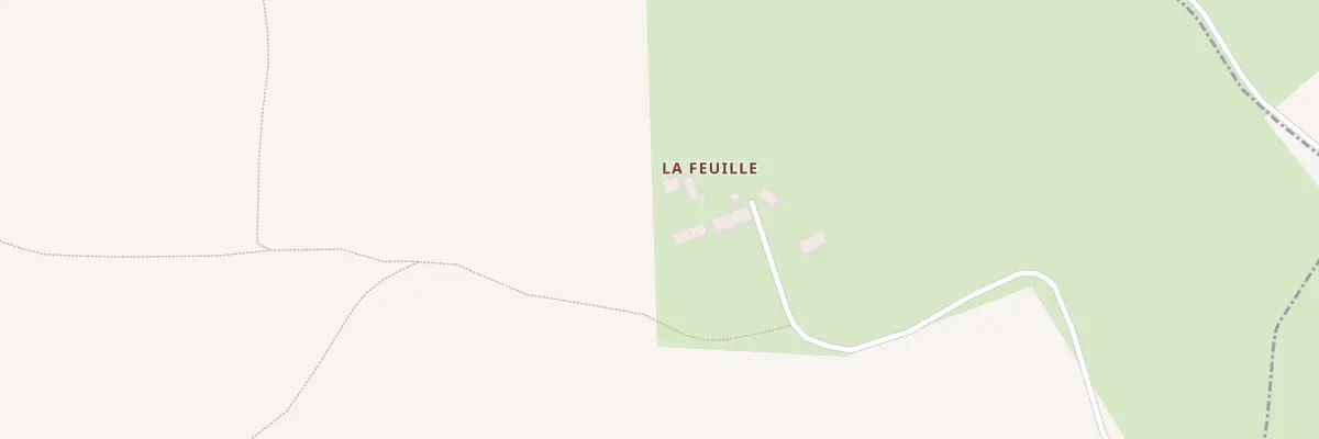Plan du 4 La Feuille à Chalivoy-Milon