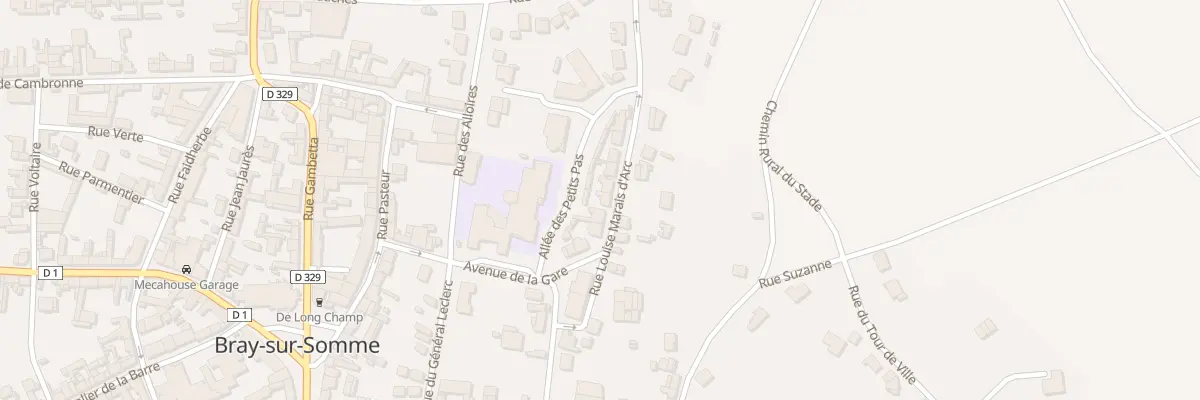 Plan du 11 Rue Louise Marais d’Arc à Bray-sur-Somme