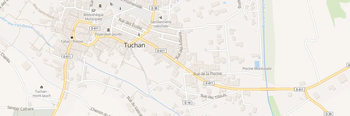 Plan du 47 Rue du Faubourg à Tuchan