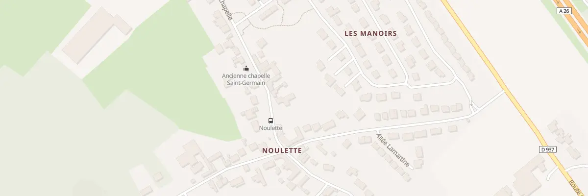 Plan du 11 Rue de la Chapelle à Aix-Noulette