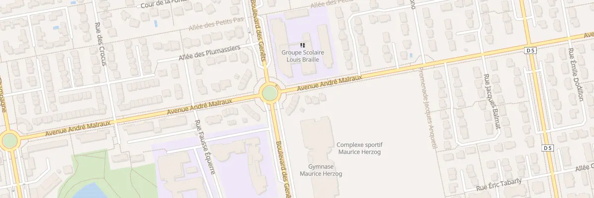 Plan du 110 Av André Malraux à Bussy-Saint-Georges