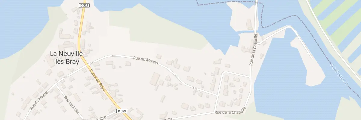 Plan du 20 Rue du Moulin à La Neuville-lès-Bray