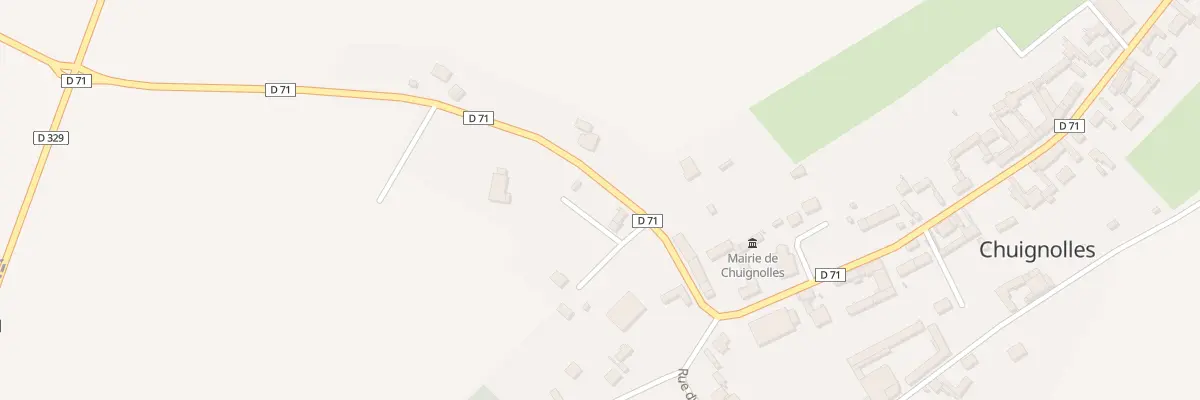 Plan du 17 Rue du Moulin à Chuignolles