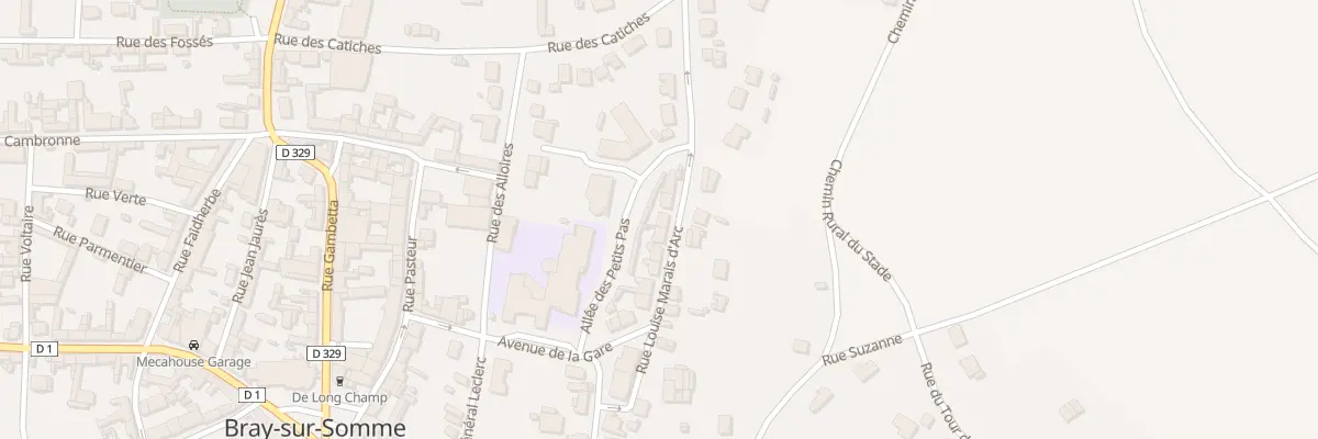 Plan du 17 Rue Louise Marais d’Arc à Bray-sur-Somme