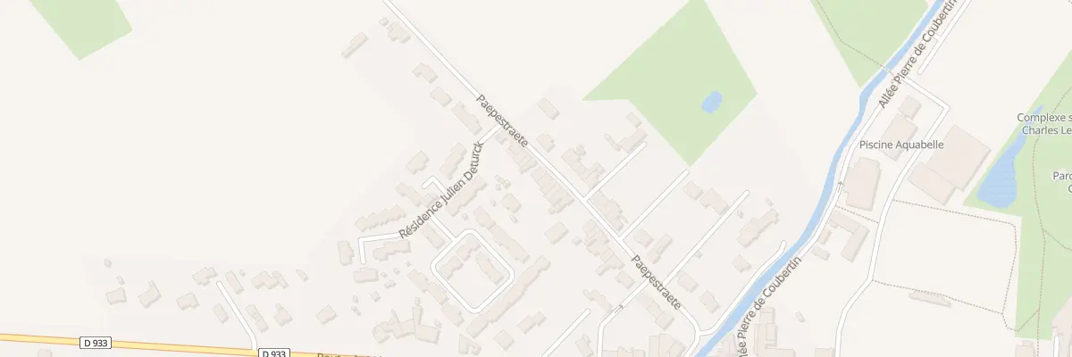 Plan du 227 Vc Paeperstraete à Bailleul