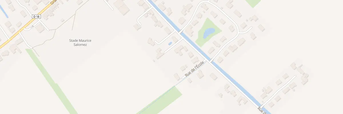 Plan du 318 Rue des Ecoles au Doulieu