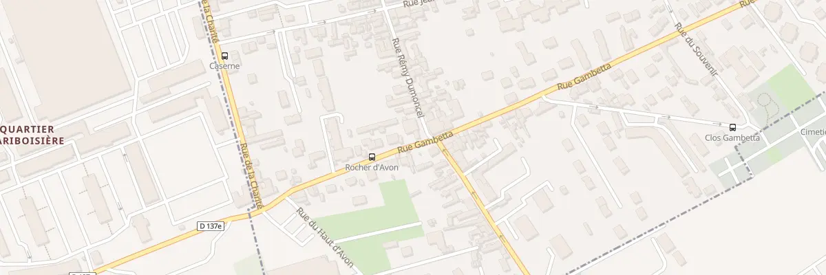 Plan du 17 Rue Gambetta à Avon