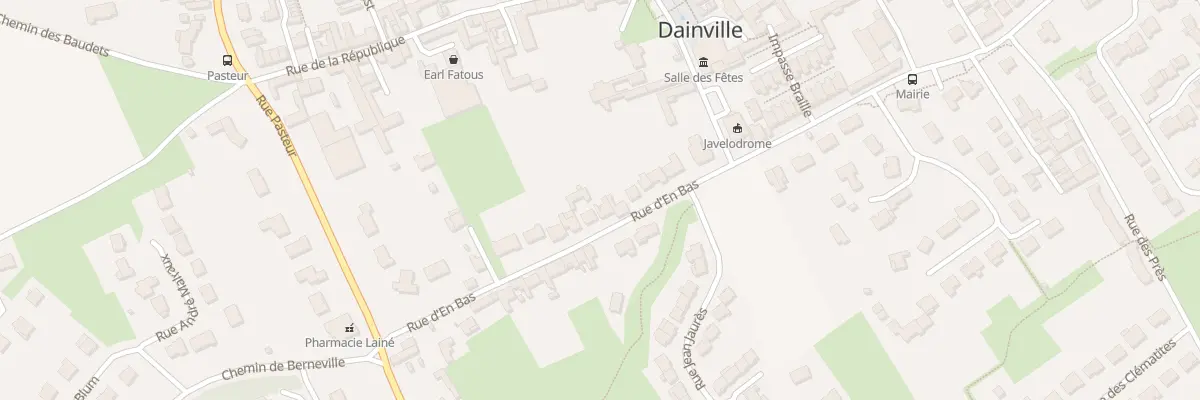Plan du 75 Rue d’En Bas à Dainville