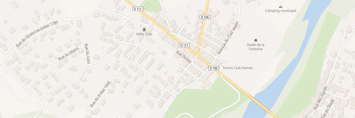 Plan du 5 Rue Droite à Ferrals-les-Corbières