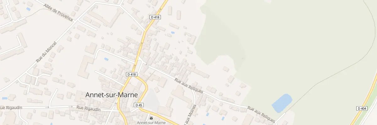 Plan du 57 Rue aux Reliques à Annet-sur-Marne