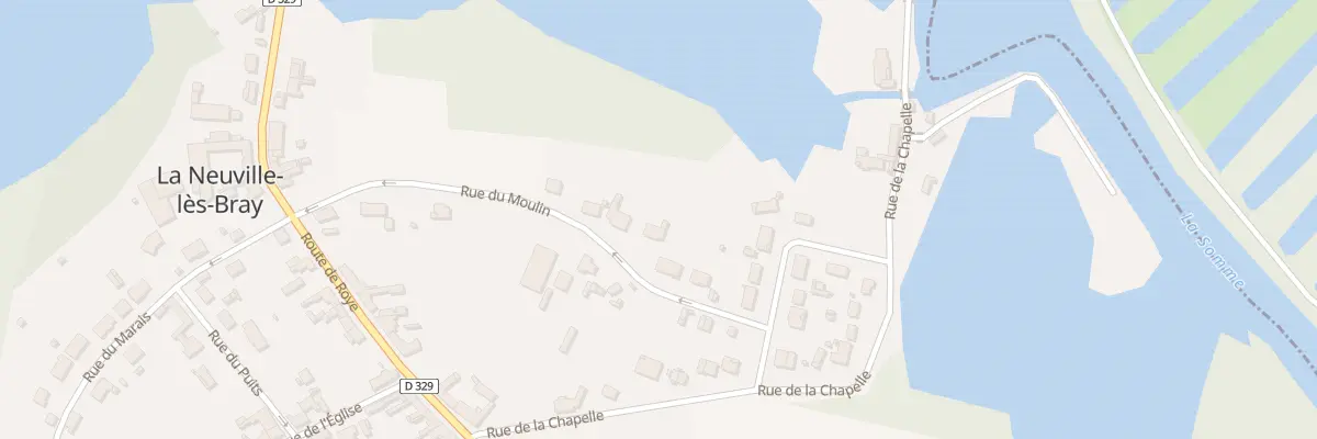 Plan du 22 Rue du Moulin à La Neuville-lès-Bray