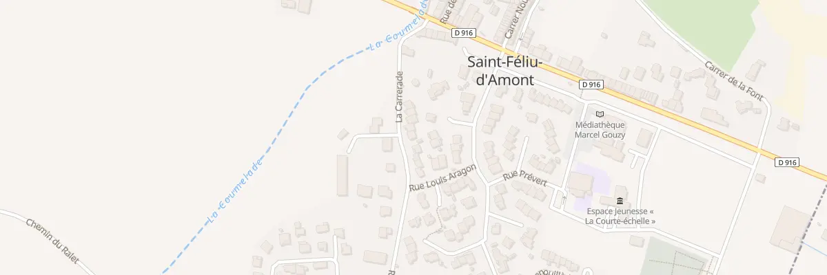 Plan du 14 La Carrerade à Saint-Féliu-d’Amont