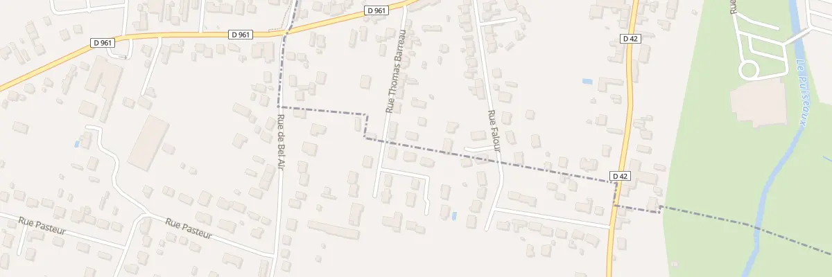 Plan du 25 Rue Thomas Barreau à Montargis