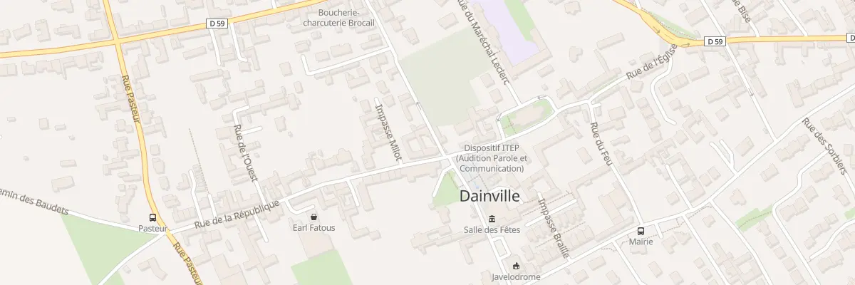 Plan du 9 Rue de la République à Dainville