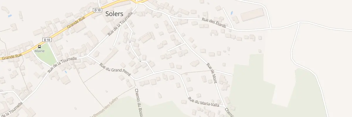 Plan du 5 Rue des Edelweiss à Solers