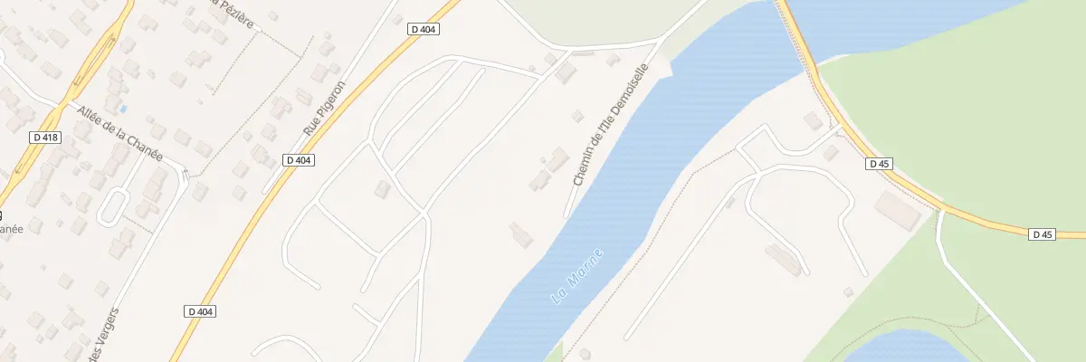 Plan du 9003 L’Ile Demoiselle à Annet-sur-Marne
