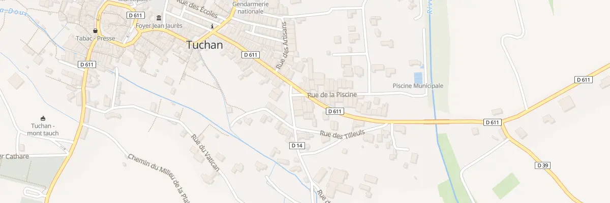 Plan du 4 Rte de Narbonne à Tuchan