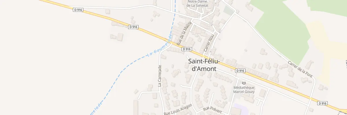 Plan du 146 Village à Saint-Féliu-d’Amont