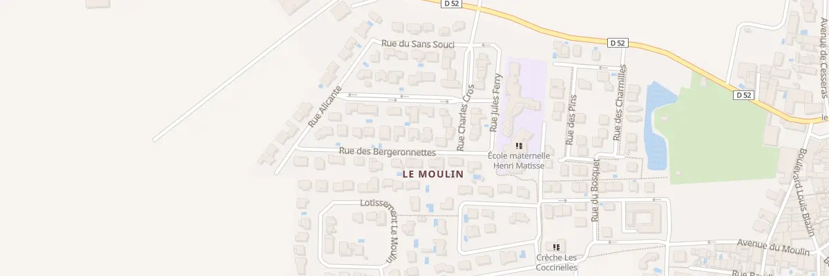 Plan du 24 Lot La Condamine à Olonzac