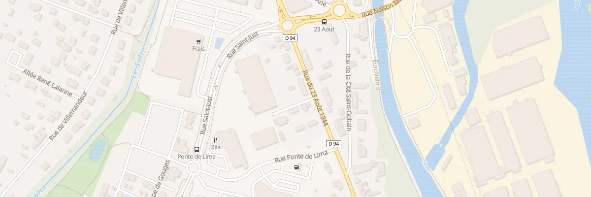 Plan du 38 Rue du 23 Août 1944 à Châlette-sur-Loing
