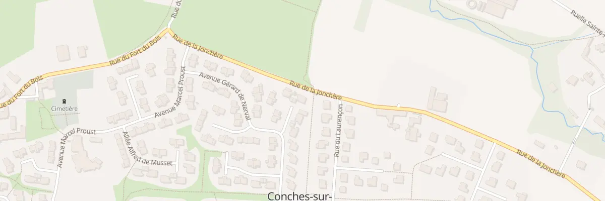 Plan du 6 All Jean Cocteau à Conches-sur-Gondoire