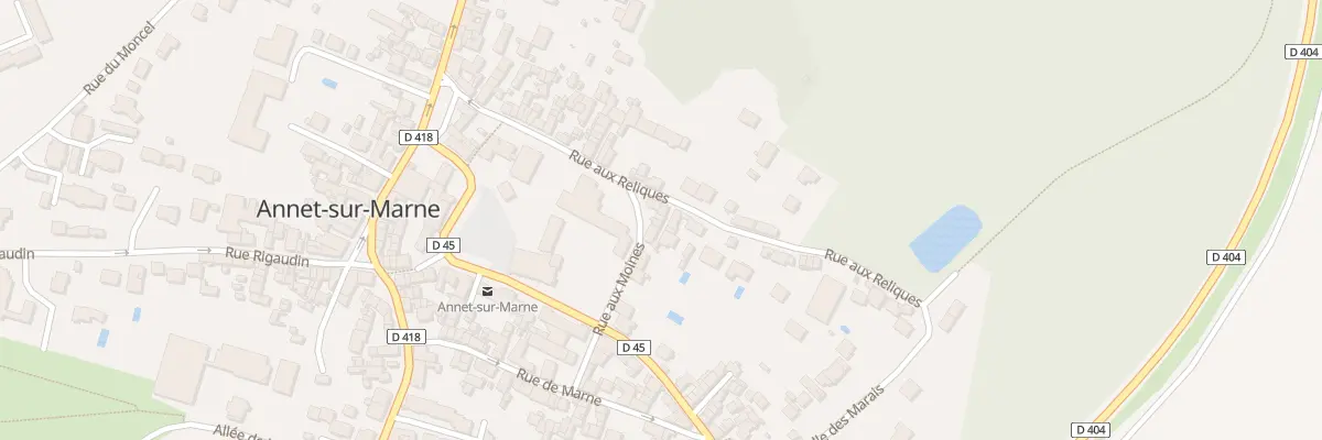 Plan du 12A Rue aux Reliques à Annet-sur-Marne