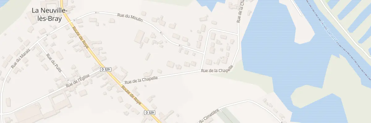 Plan du 12 Rue de la Chapelle à La Neuville-lès-Bray