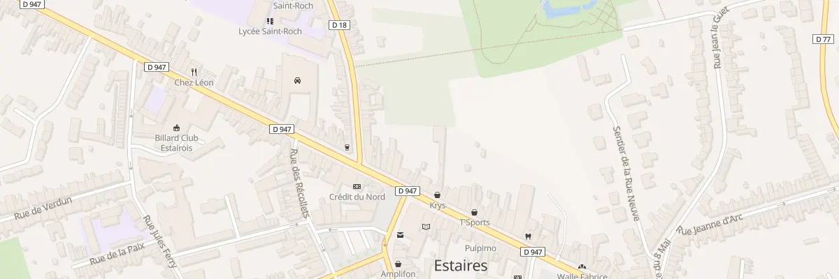 Plan du 15 Rue du General de Gaulle à Estaires