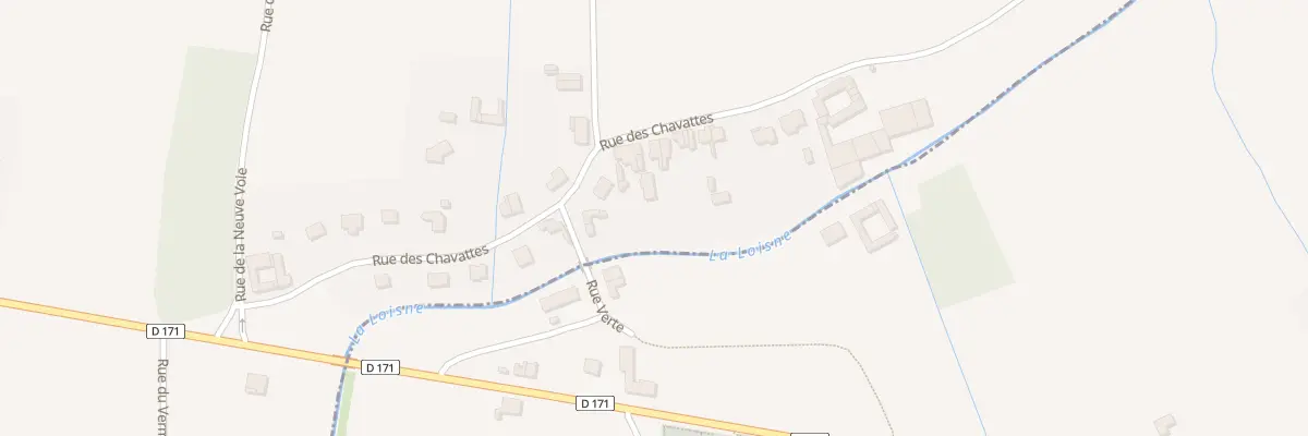 Plan du 1807 Rue des Chavattes à La Couture