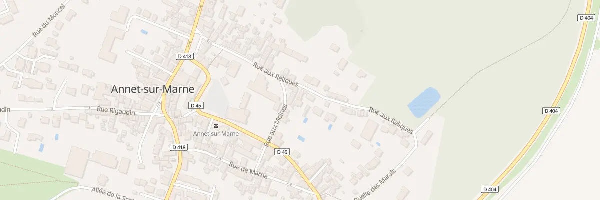 Plan du 28 Rue aux Reliques à Annet-sur-Marne