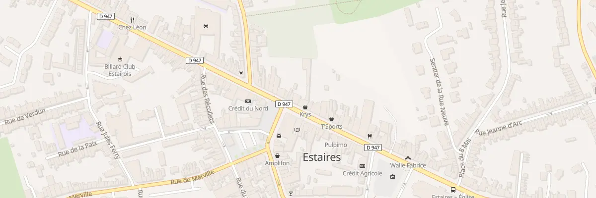 Plan du 21 Rue du General de Gaulle à Estaires