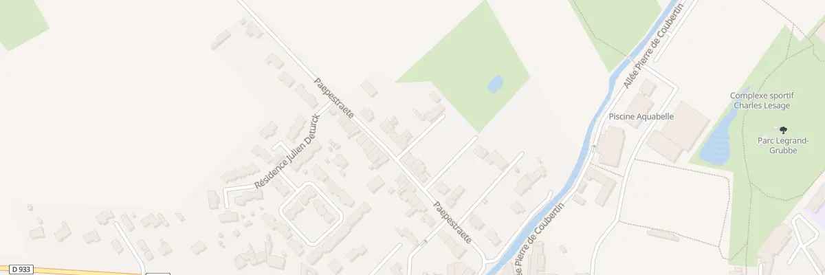 Plan du 196 Vc Paeperstraete à Bailleul