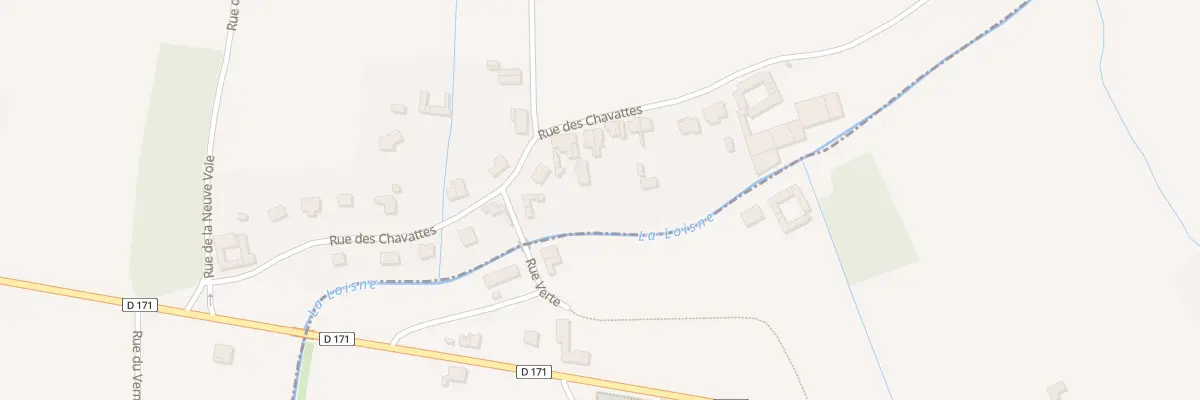 Plan du 1797 Rue des Chavattes à La Couture