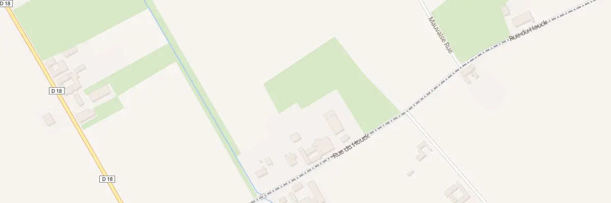 Plan du 1338 Rue du Houck au Doulieu