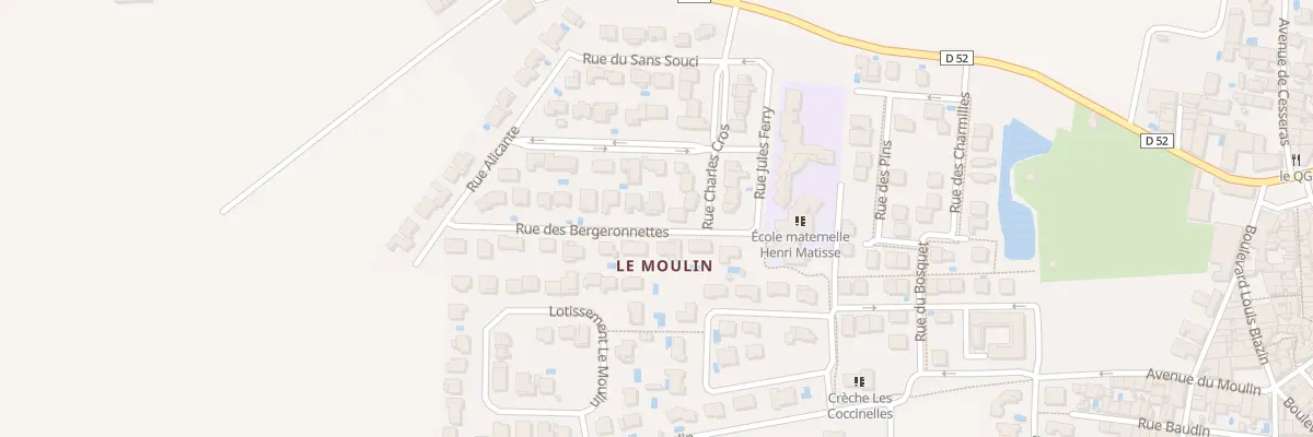 Plan du 16 Rue des Bergeronnettes à Olonzac