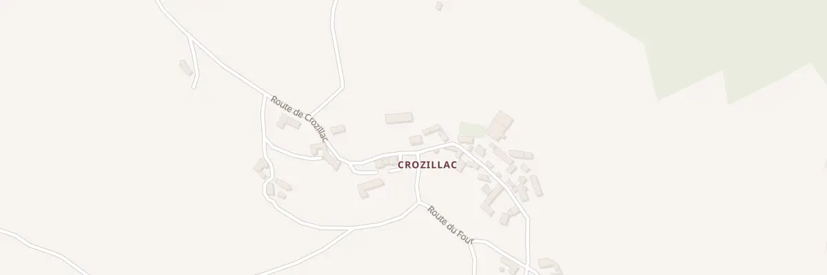 Plan du 5335 Crozillac à Montpeyroux