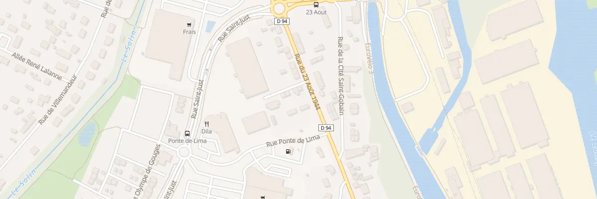 Plan du 40 Rue du 23 Août 1944 à Châlette-sur-Loing